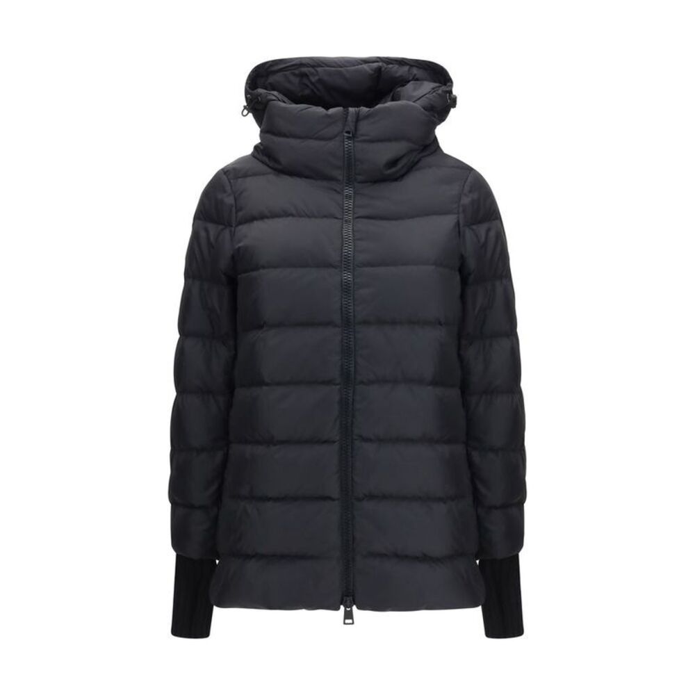 Herno Black Polyester Full-Length Women's Jacket